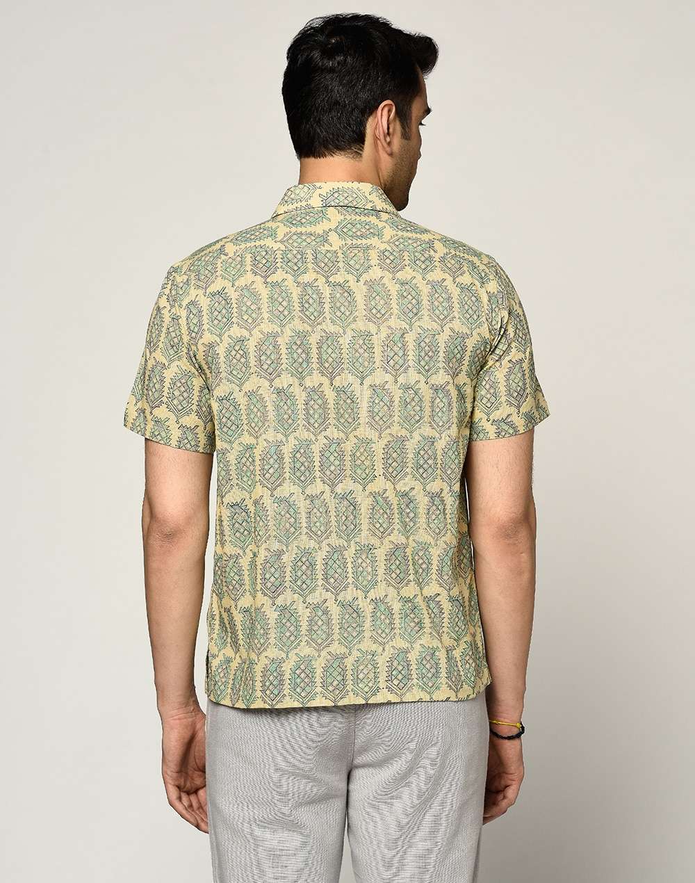 Cotton Slub Printed Shirt