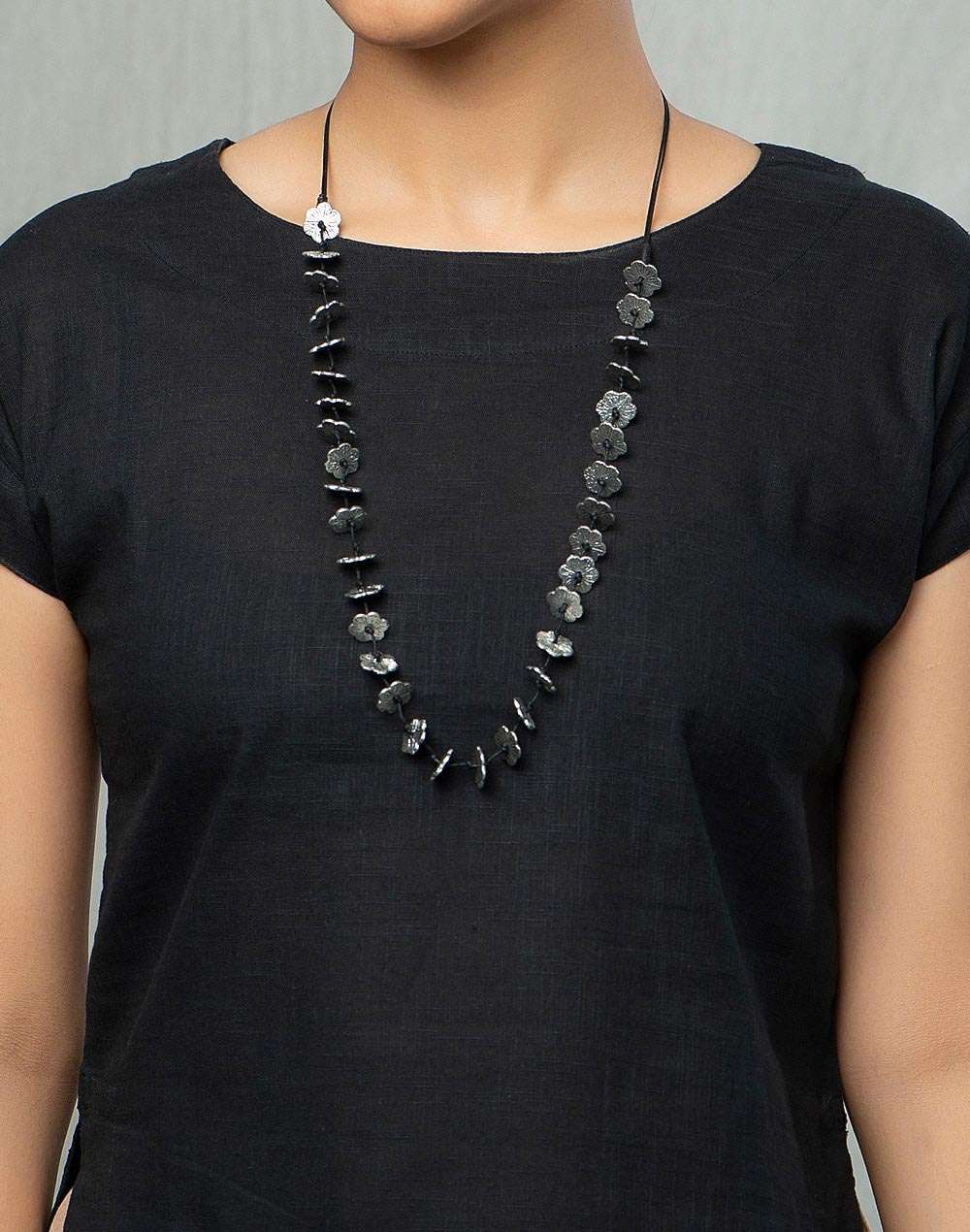 Metal Matinee Necklace