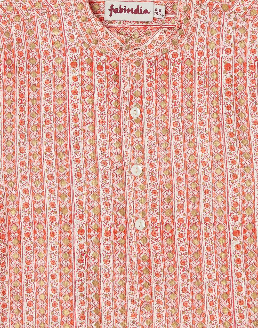 Viscose Tussar Printed Long Kurta