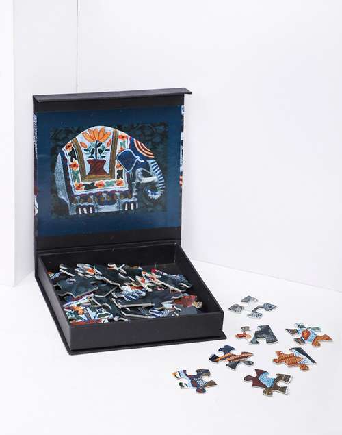 Inaaya Printed Puzzle Kashida 63 Pcs Set Inaaya Printed Puzzle Kashida 63 Pcs Set