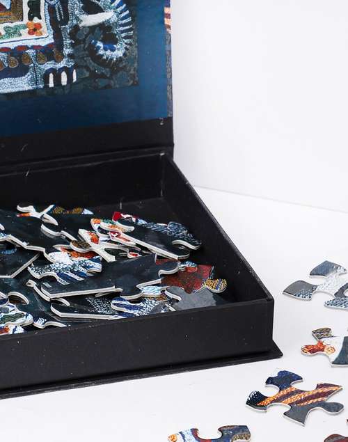 Inaaya Printed Puzzle Kashida 63 Pcs Set Inaaya Printed Puzzle Kashida 63 Pcs Set