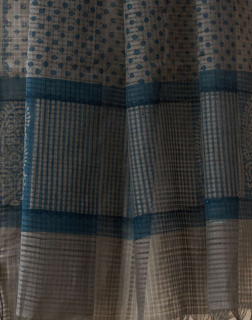 Cotton Hand Block Printed Dupatta