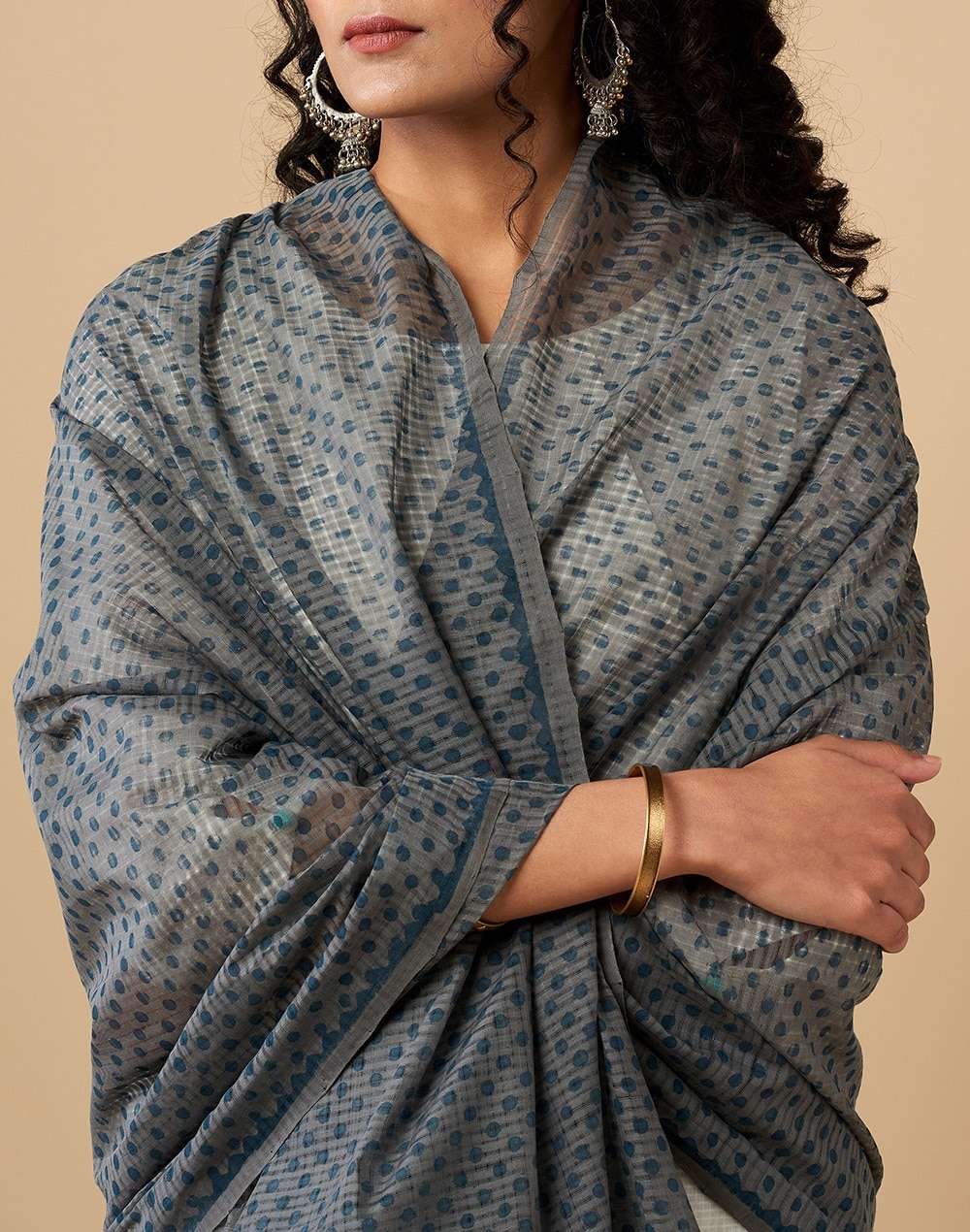 Cotton Hand Block Printed Dupatta