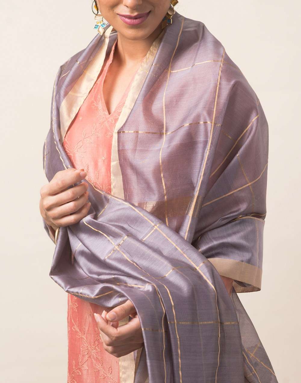 Cotton Silk Chanderi Dupatta