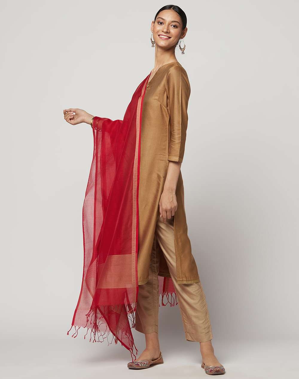 Cotton Silk Printed Dupatta