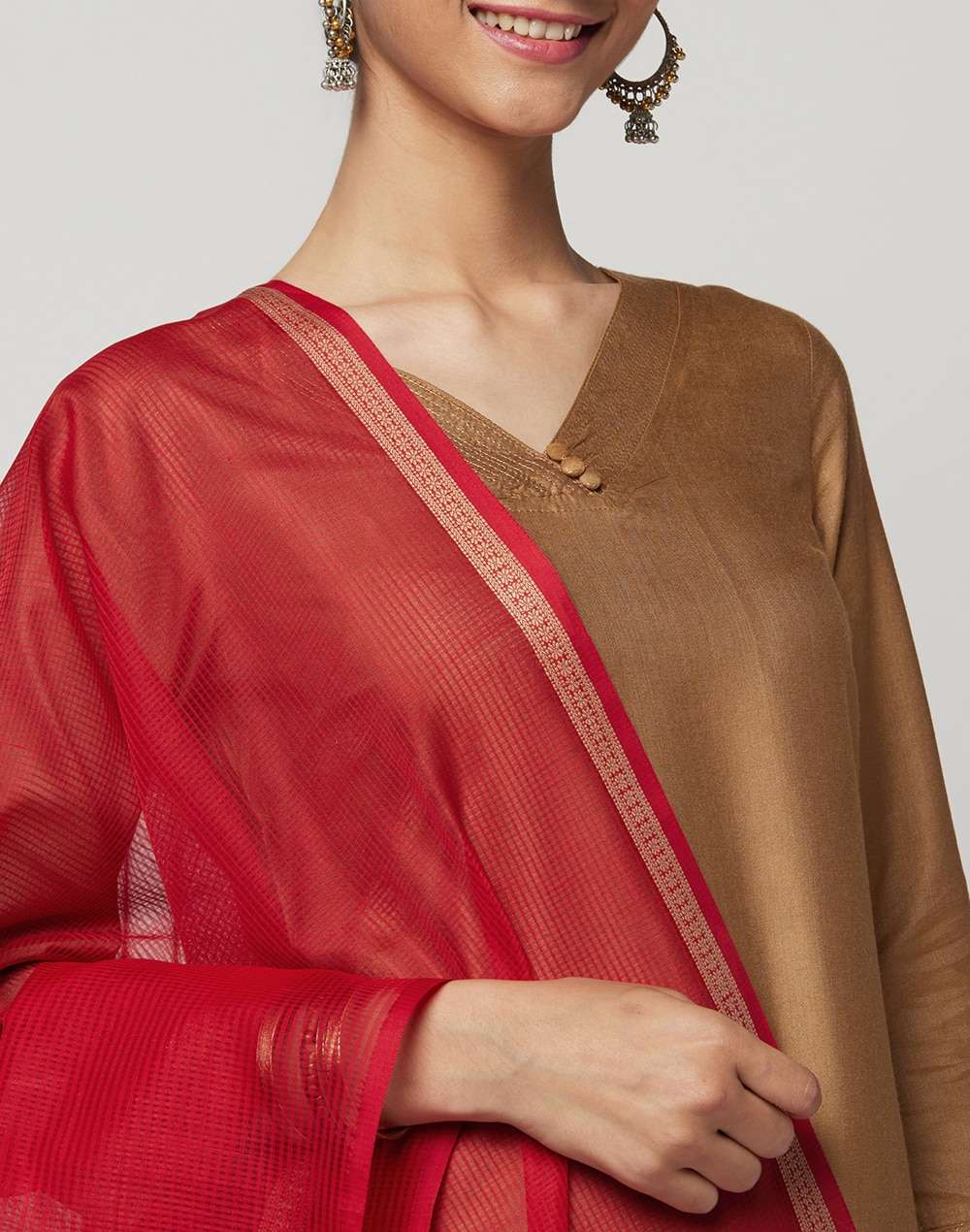 Cotton Silk Printed Dupatta