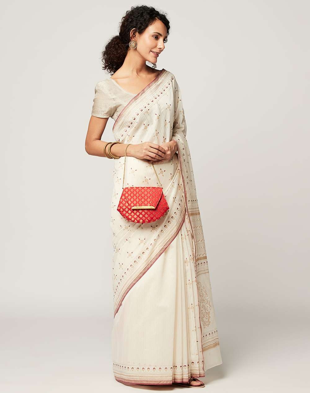 Silk Brocade Butti Clutch Bag