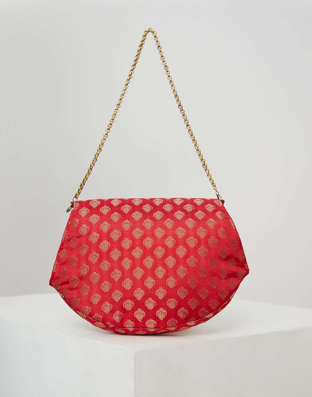 Silk Brocade Butti Clutch Bag
