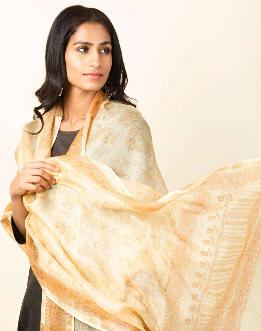Silk Kota Printed Dupatta