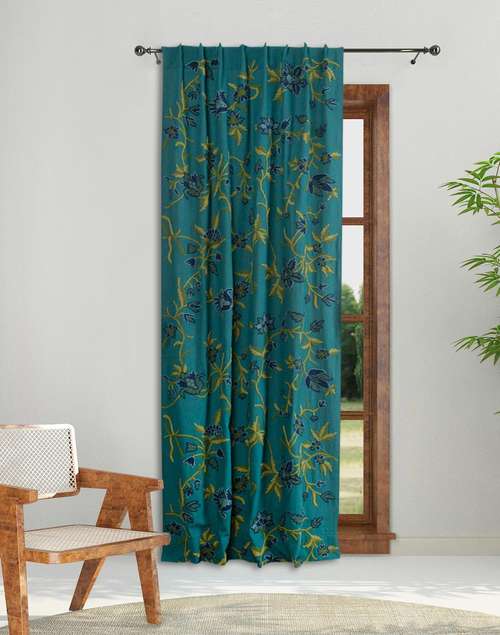 Tahira Cotton Embroidered Curtain | 1pc Tahira Cotton Embroidered Curtain | 1pc