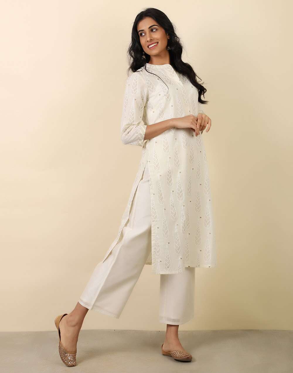 Cotton Printed Long Kurta