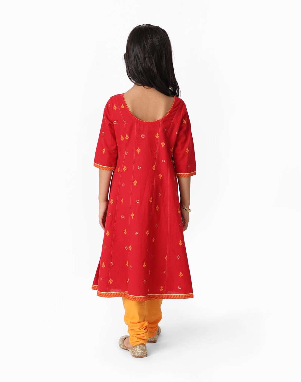 Cotton Printed 3 Piece Churidar Suit Set