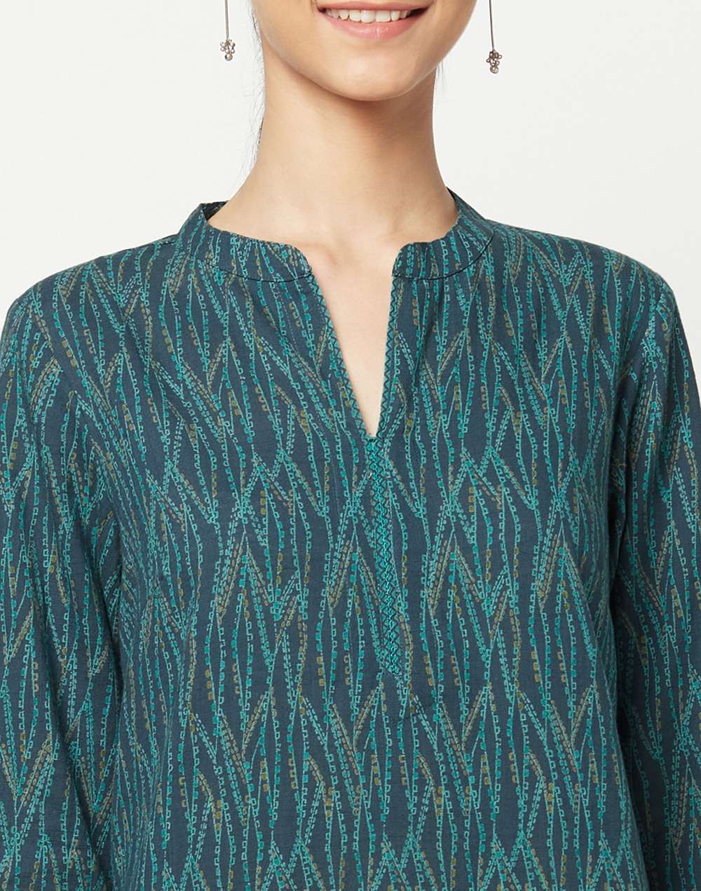Cotton Printed Long Kurta