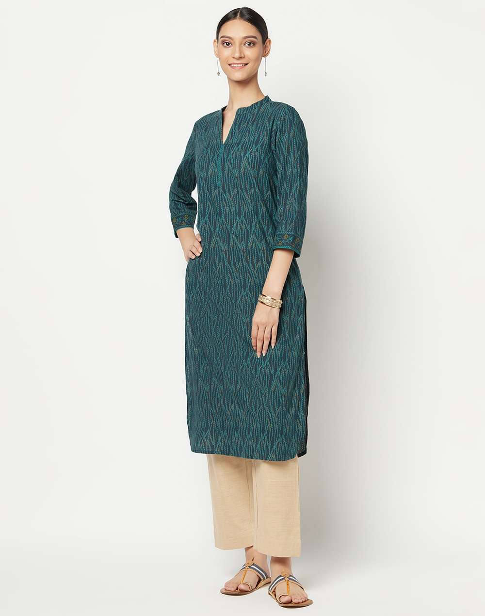 Cotton Printed Long Kurta