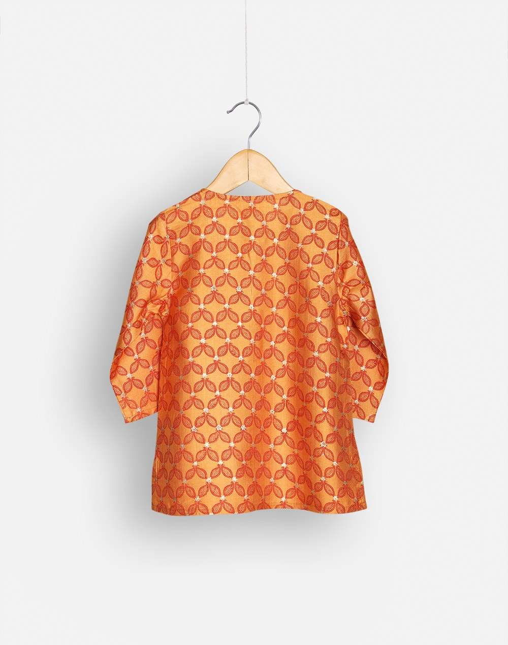 Viscose Tussar Printed Long Kurta