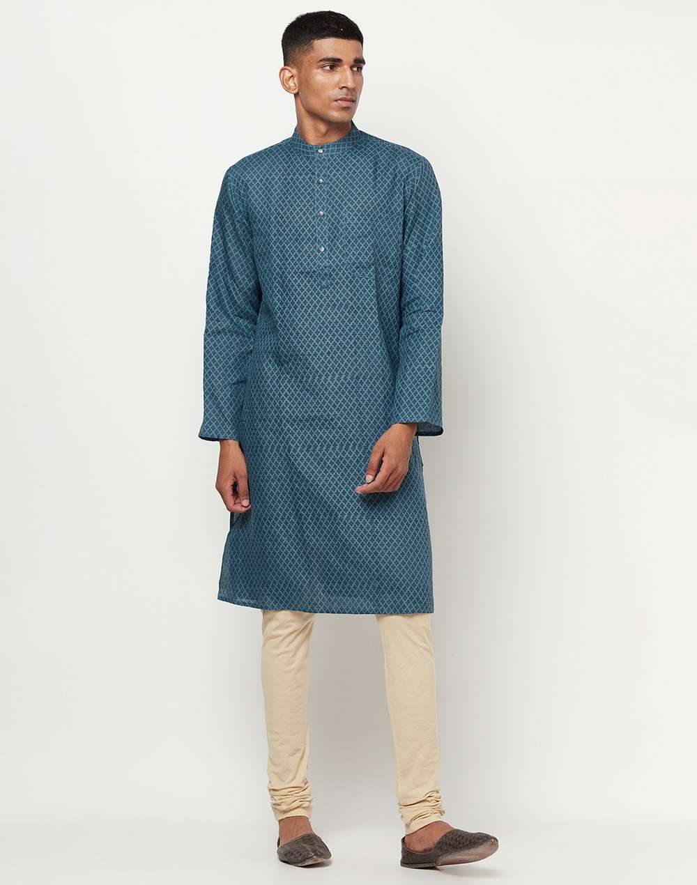 Linen Printed Long Kurta