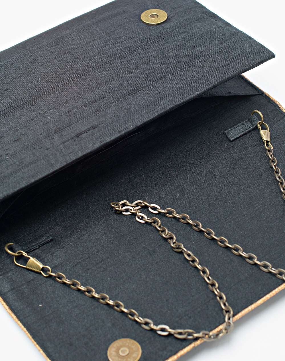 Silk Khari Printed Clutch Bag