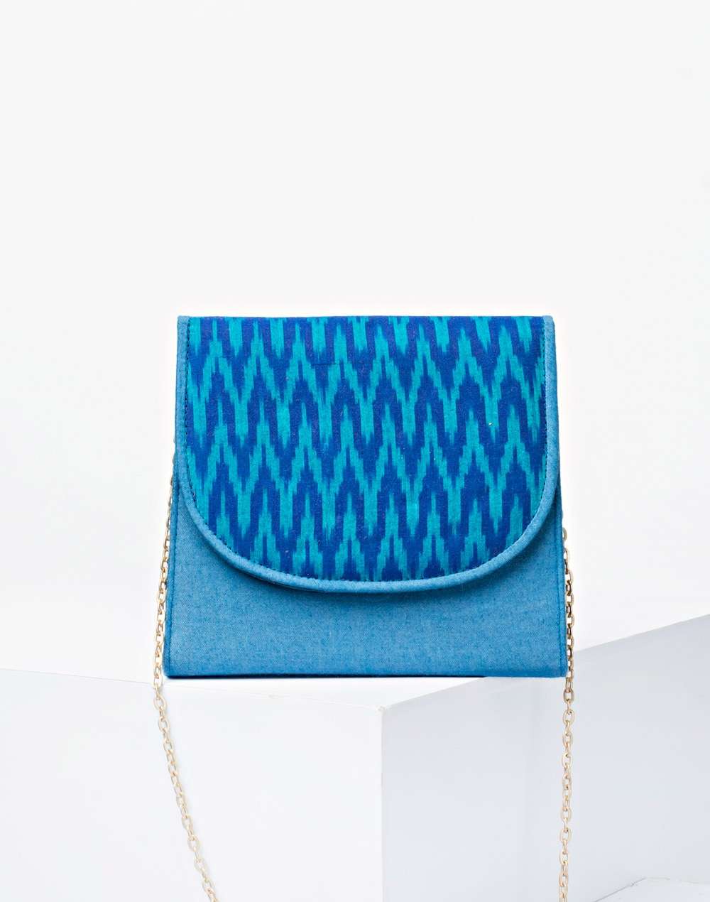 Silk Ikat Clutch Bag