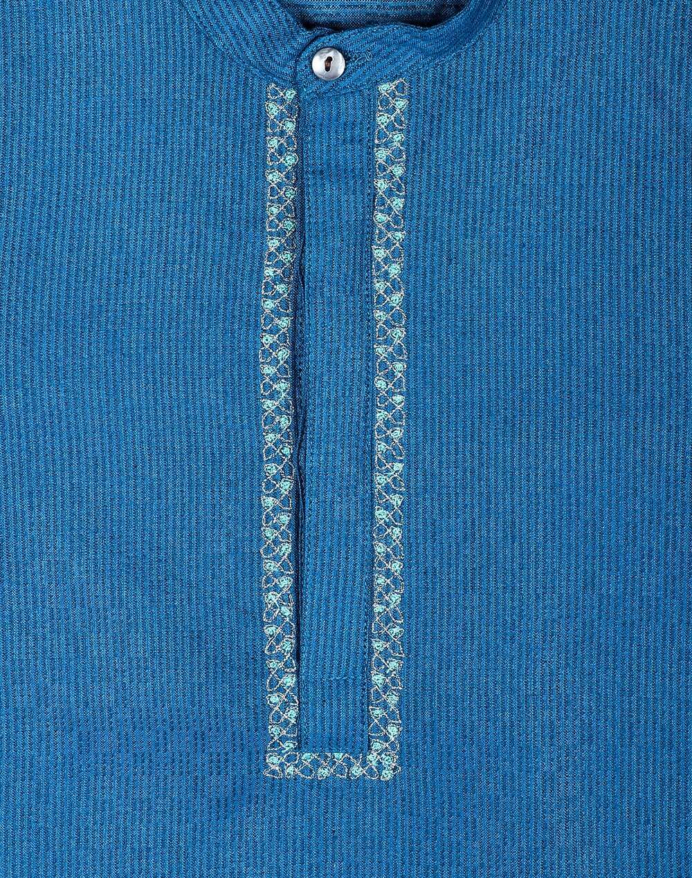 Viscose Tussar Dobby Weave Long Kurta