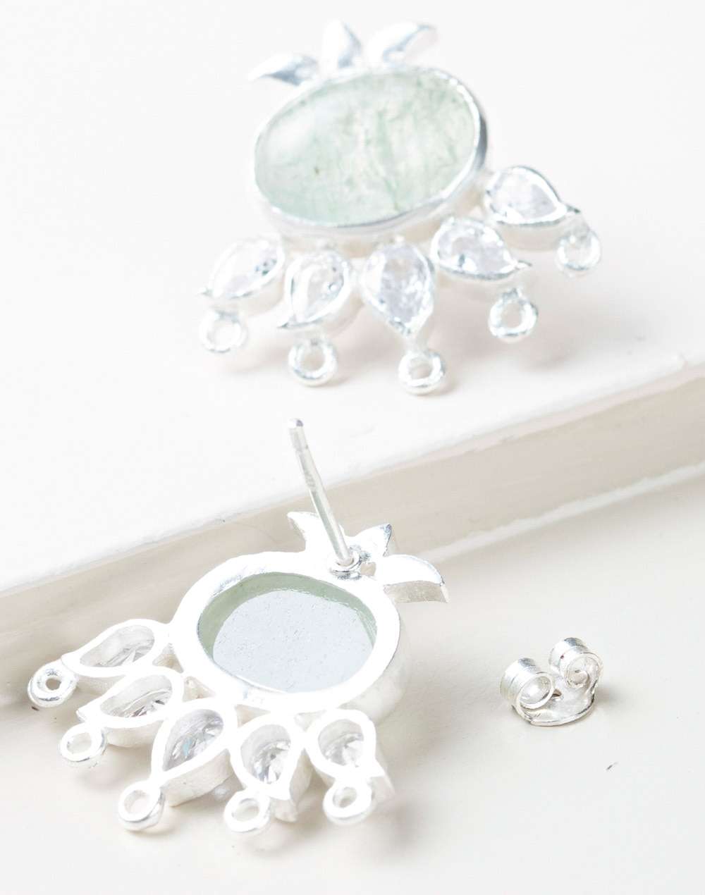 Silver Western Stud Earrings