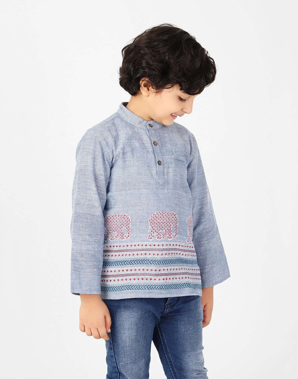 Cotton Printed Short Kurta