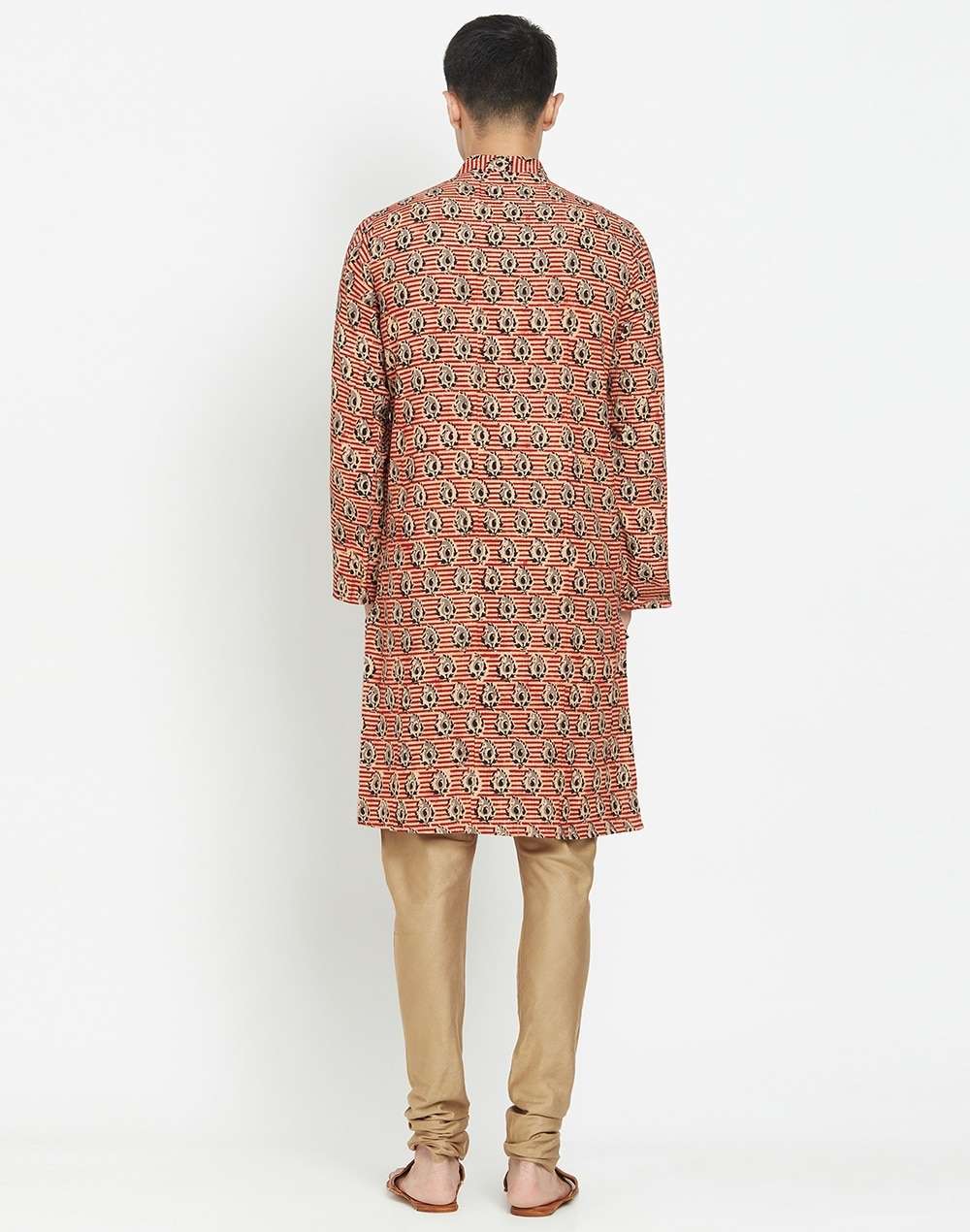 Cotton Dobby Slim Fit Long Kurta