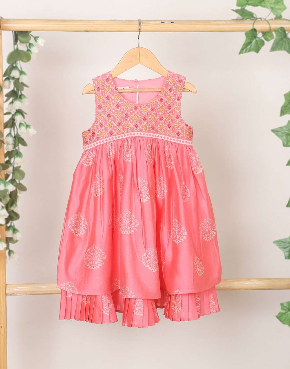 Cotton Silk Printed Dress