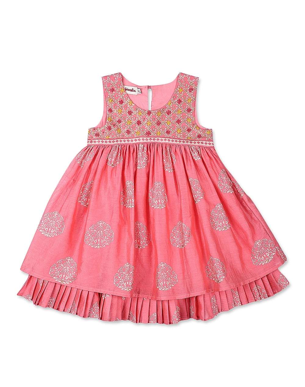 Cotton Silk Printed Dress