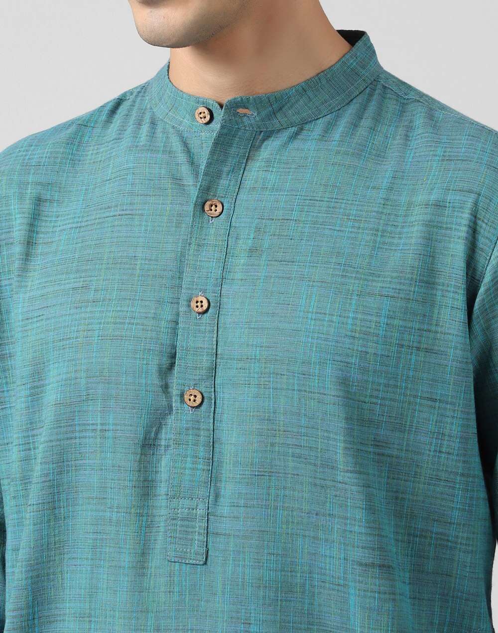 Cotton Slim Fit Long Kurta