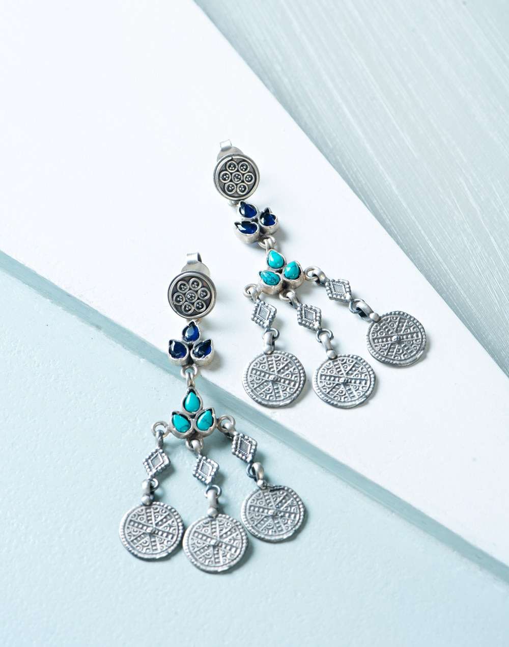 Silver Dangler Earrings