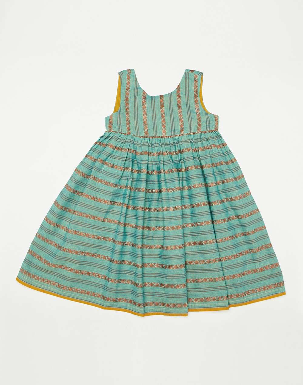 Cotton Nagari Dobby Weave Dress