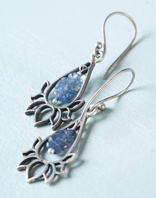 Silver Amethyst Dangler Earrings Silver Amethyst Dangler Earrings