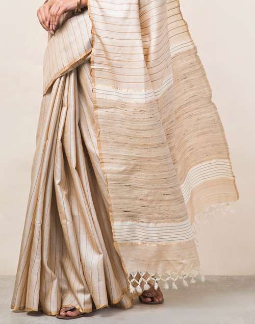 Silk Tussar Woven Sari Silk Tussar Woven Sari