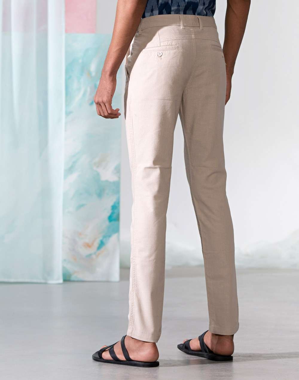 Cotton Stretch Filafil Trouser
