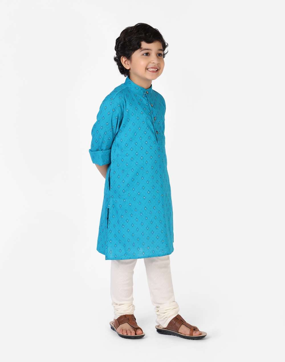 Cotton Dobby Weave Long Kurta