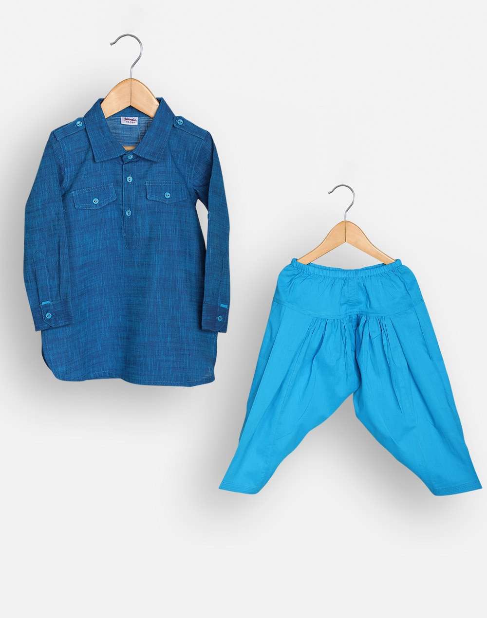Cotton Pathani Kurta Set