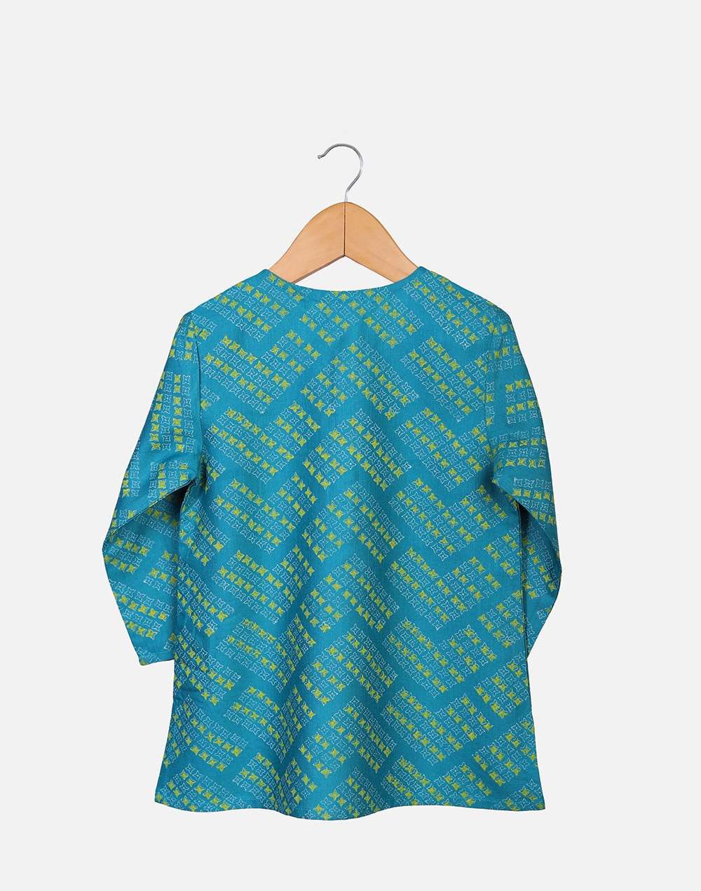 Viscose Tussar Printed Long Kurta