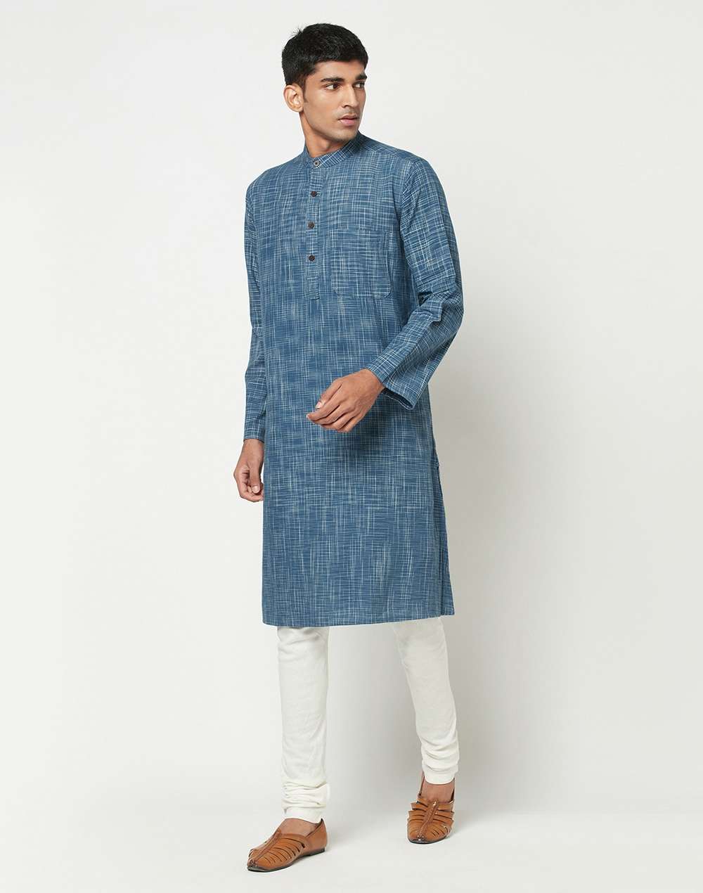 Cotton Bijli Long Kurta