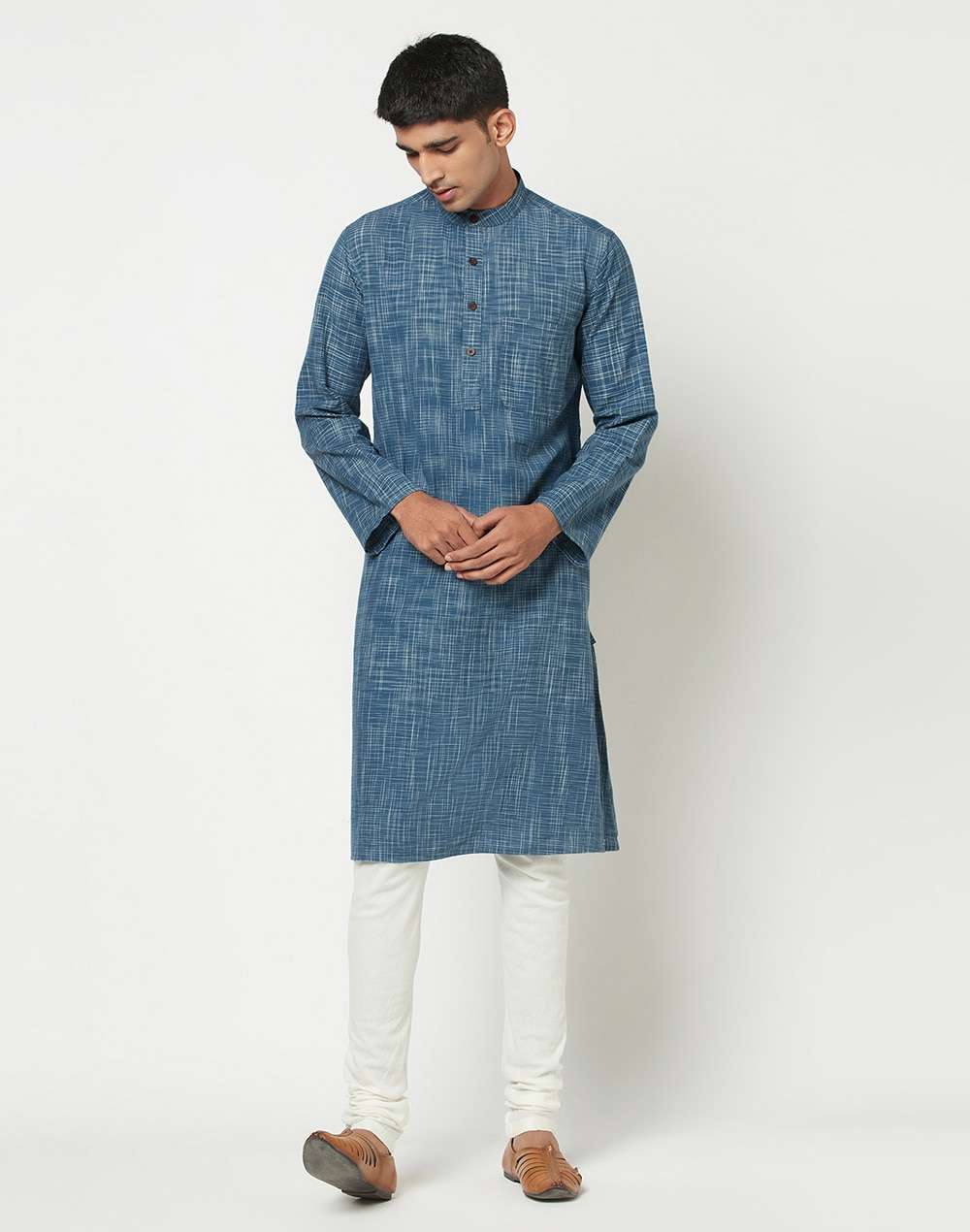 Cotton Bijli Long Kurta