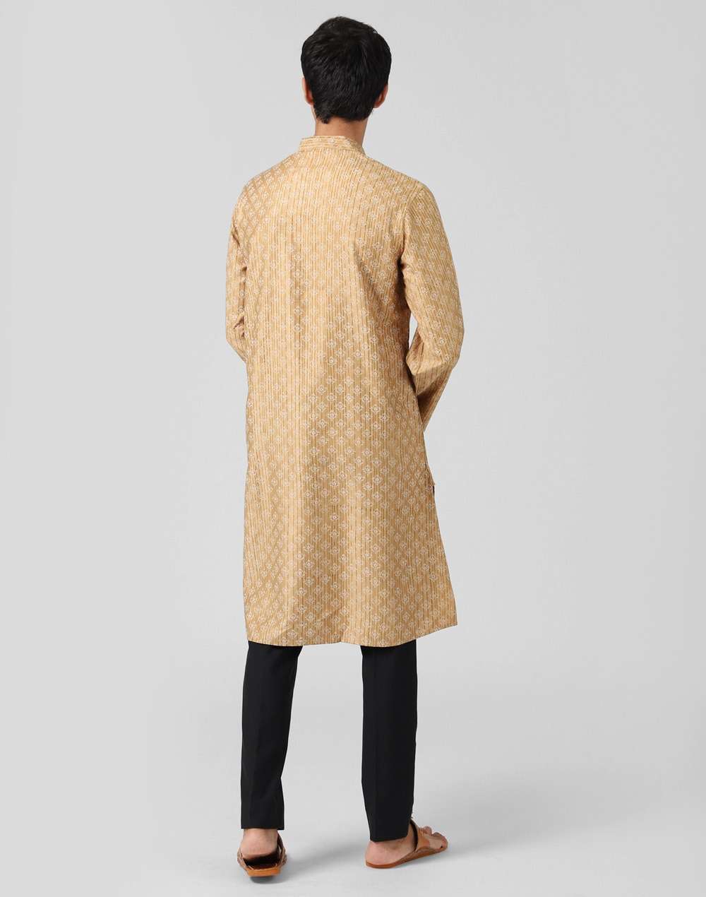 Viscose Tussar Printed Long Kurta