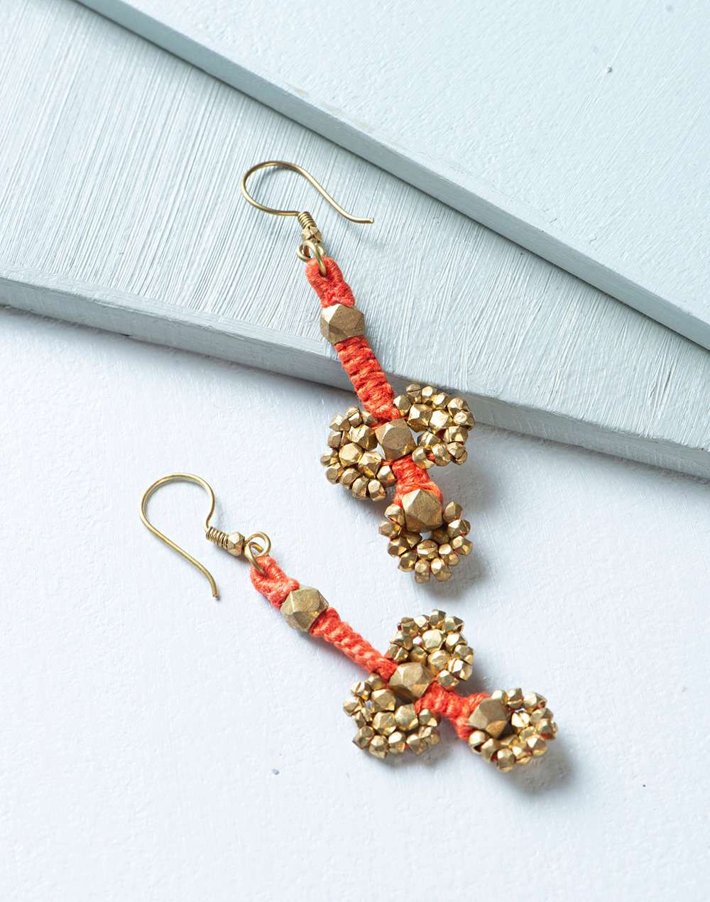Metal Ethnic Dangler Earrings