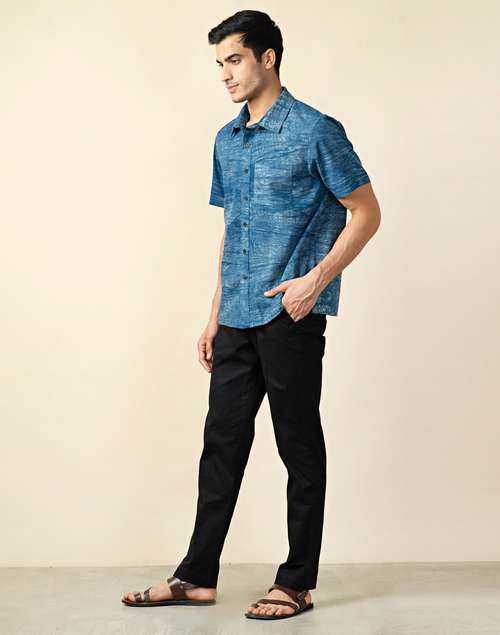 Indigo Cotton Shirt Indigo Cotton Shirt