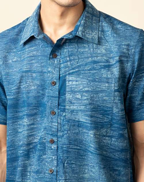 Indigo Cotton Shirt Indigo Cotton Shirt