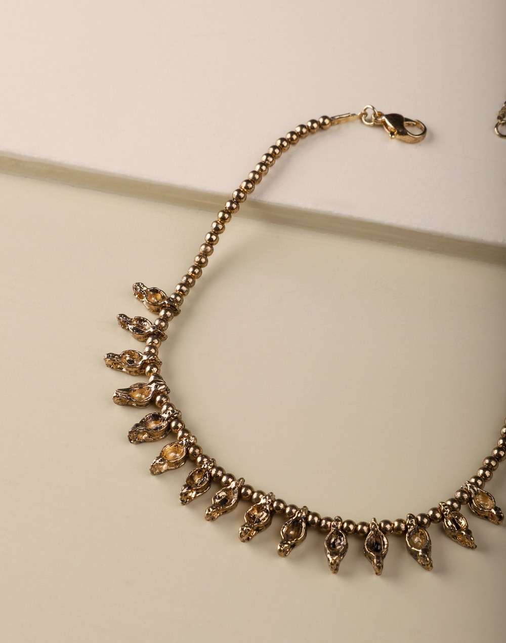 Metal Golden Western Anklet