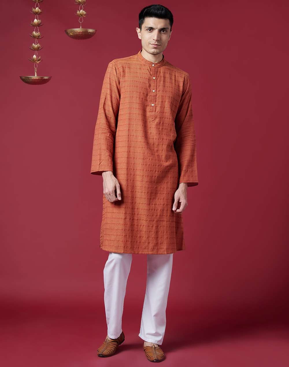 Cotton Dobby Long Kurta