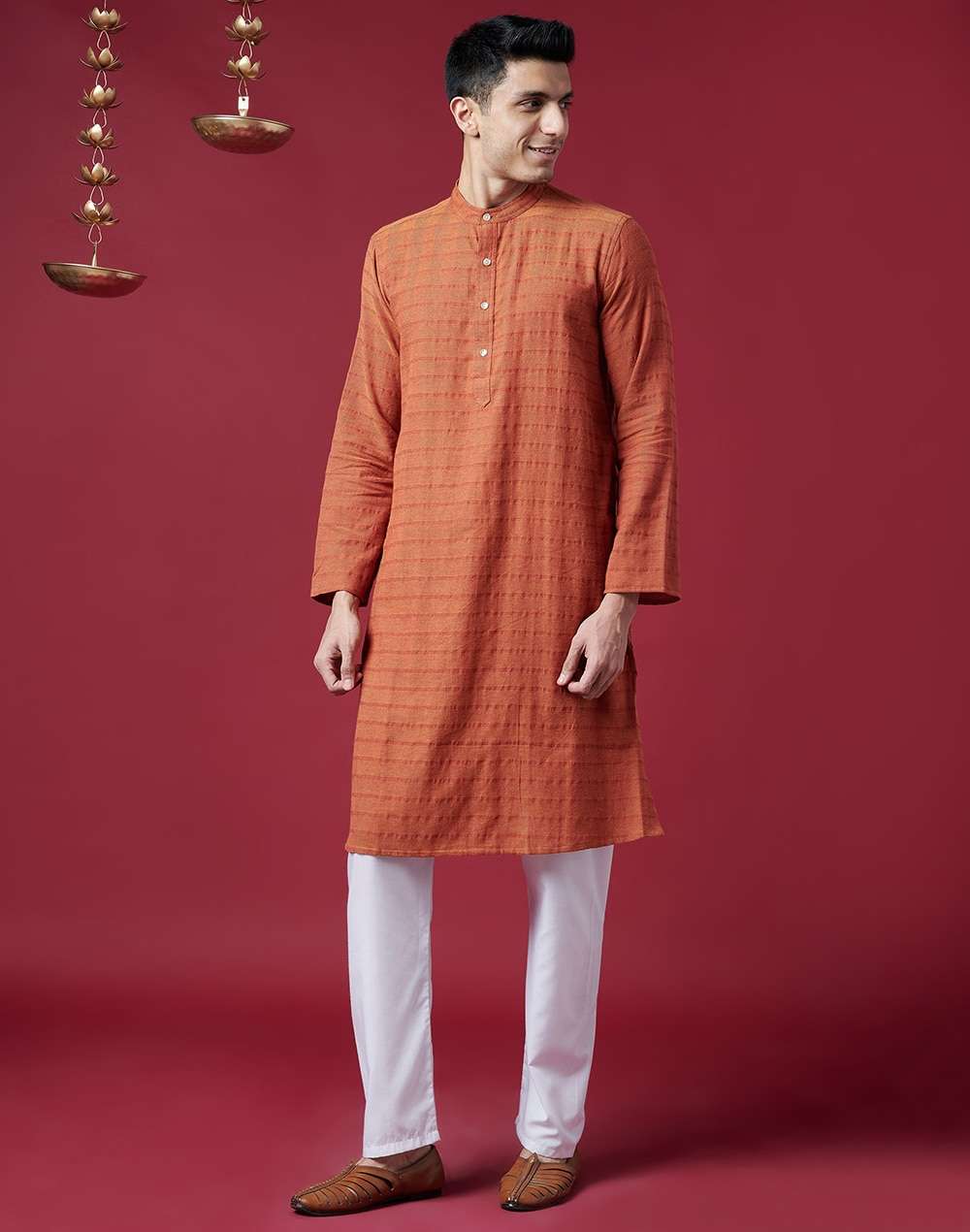 Cotton Dobby Long Kurta