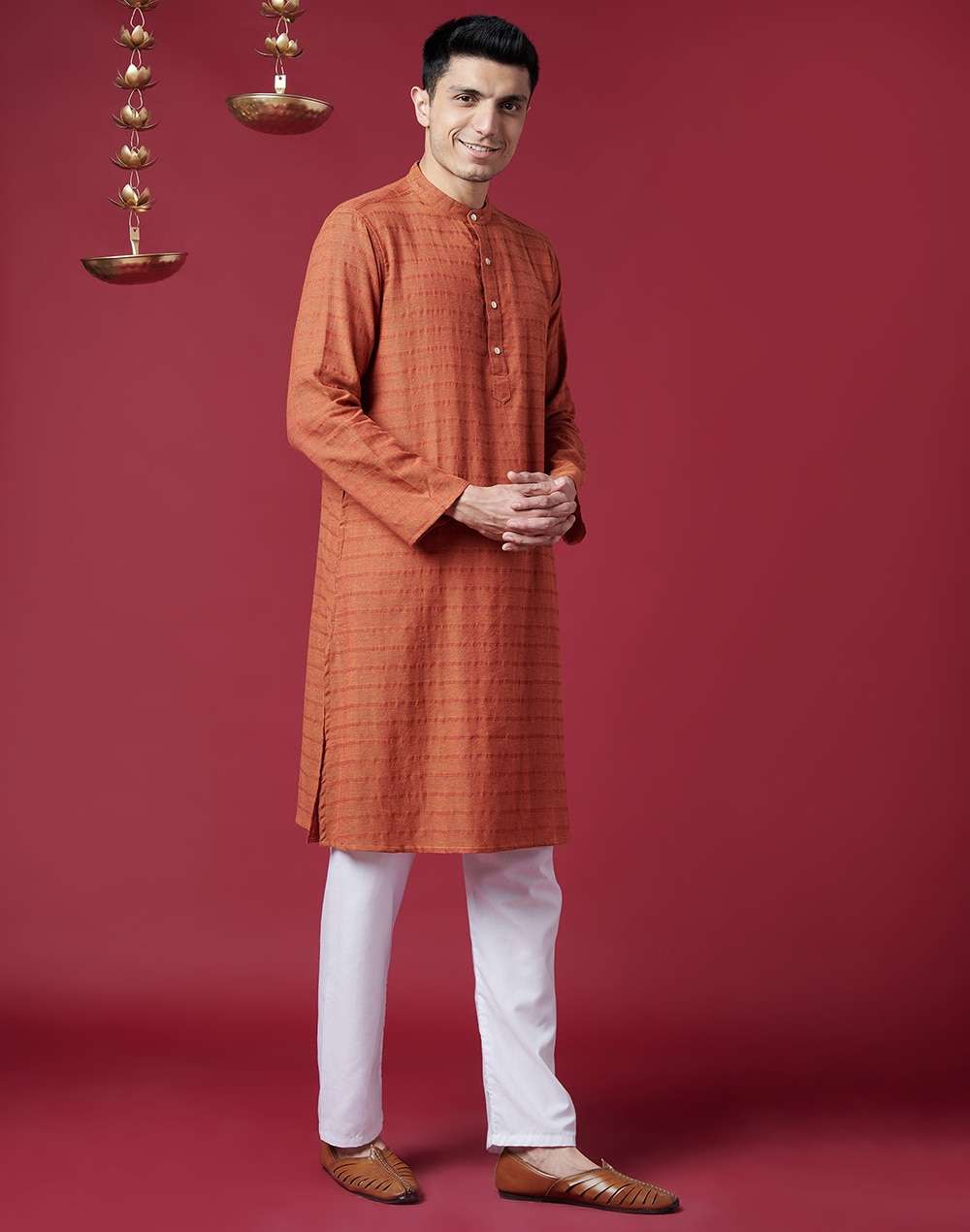 Cotton Dobby Long Kurta