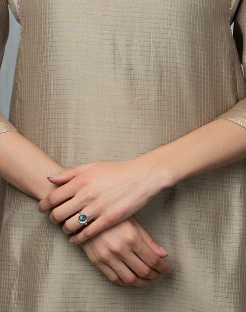Silver Turquoise Ring Silver Turquoise Ring