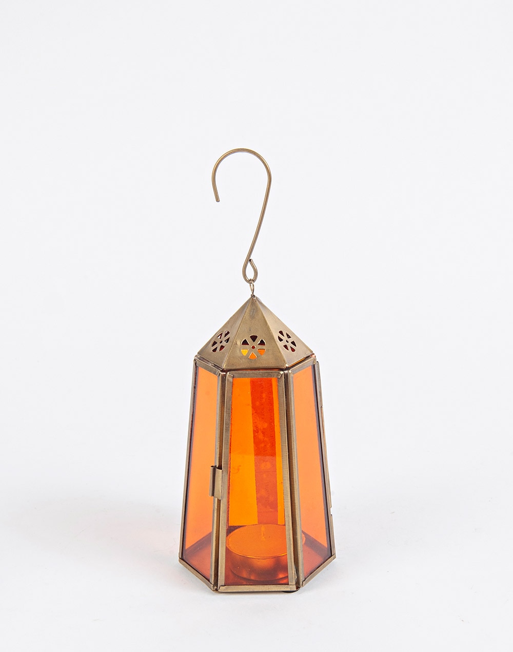 Devesh Lantern Amber Small