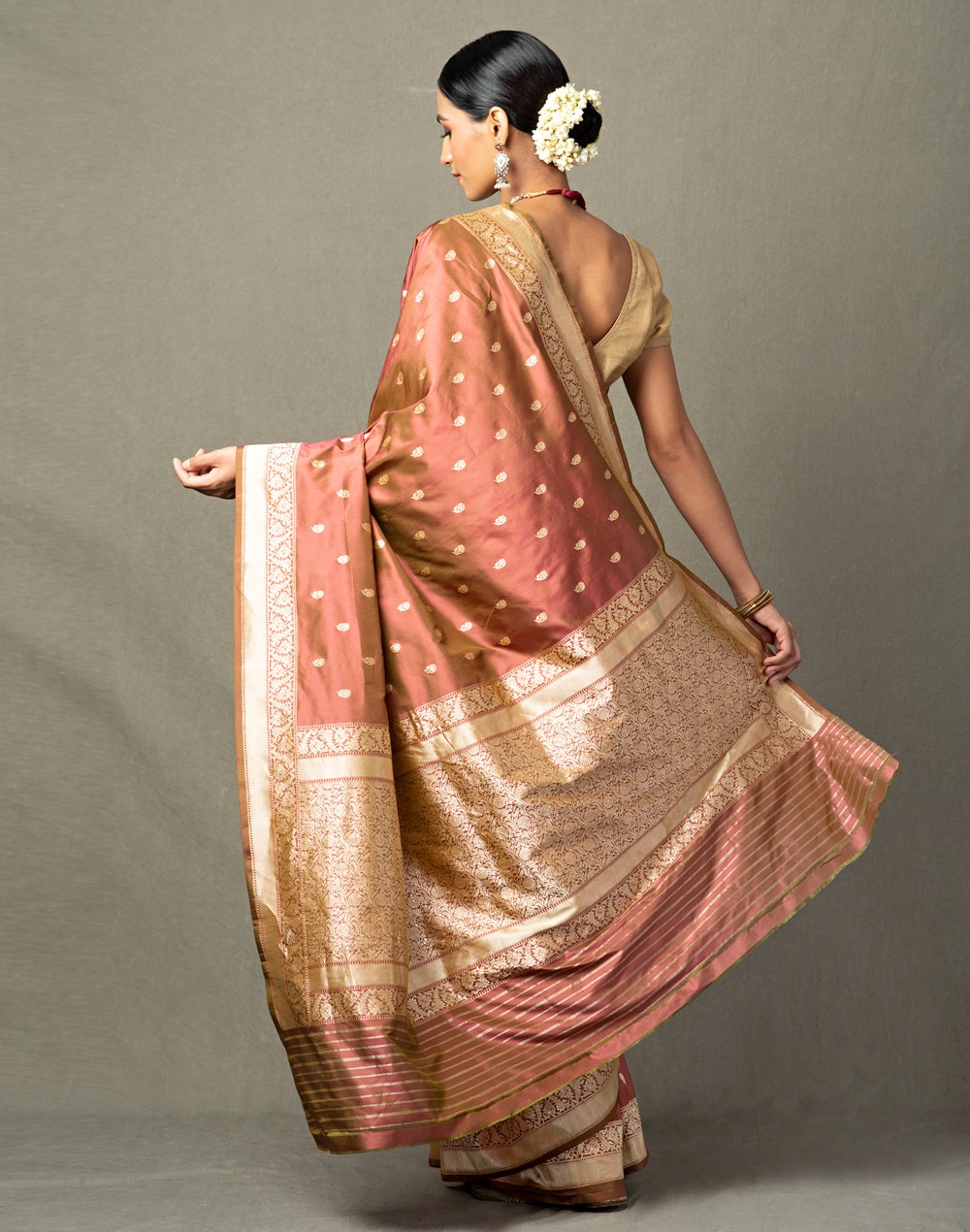 Silk Banarasi Woven Sari
